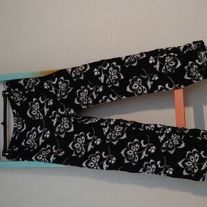 Casual Pants Floral Print